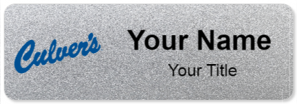Custom name badges for Culvers