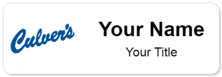 Custom name badges for Culvers