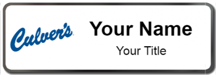 Custom name badges for Culvers