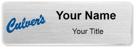 Custom name badges for Culvers