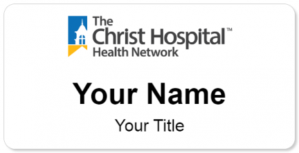 Custom name badges for The Christ Hospital Health Network