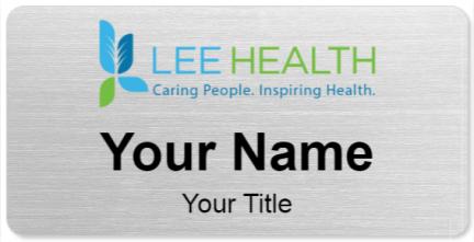 Custom name badges for Lee Memorial Health System