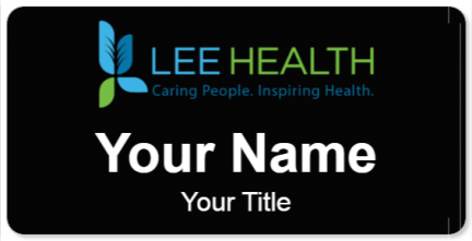 Custom name badges for Lee Memorial Health System