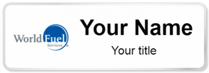 Custom name badges for World Fuel Services