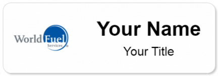 Custom name badges for World Fuel Services