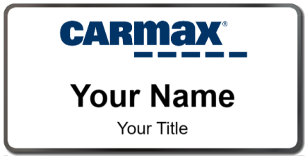 Custom name badges for CarMax