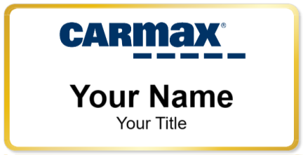 Custom name badges for CarMax