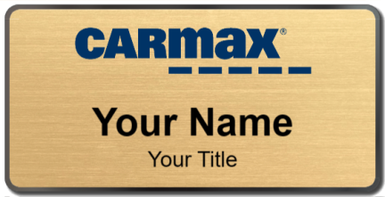 Custom name badges for CarMax