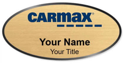 Custom name badges for CarMax