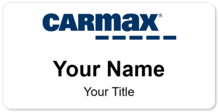 Custom name badges for CarMax