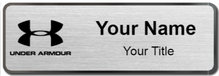 Custom name badges for Under Armour