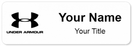 Custom name badges for Under Armour