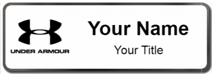 Custom name badges for Under Armour