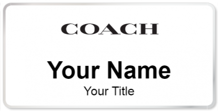 Custom name badges for Coach