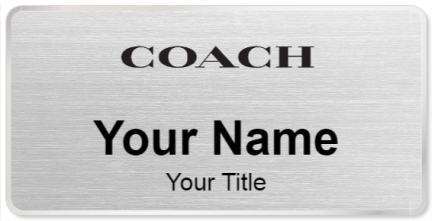 Custom name badges for Coach