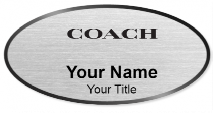 Custom name badges for Coach