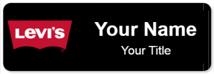 Custom name badges for Levi Strauss & Co