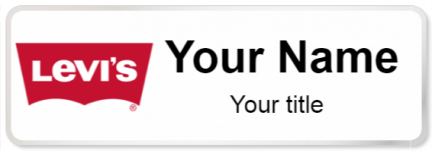 Custom name badges for Levi Strauss & Co