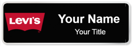 Custom name badges for Levi Strauss & Co