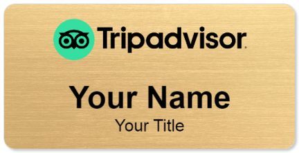 Custom name badges for TripAdvisor