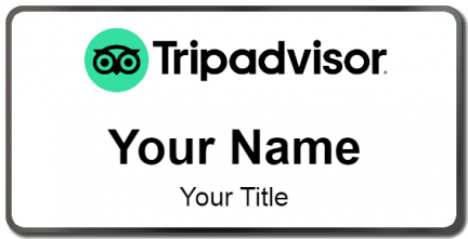Custom name badges for TripAdvisor