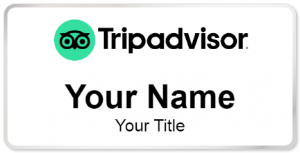 Custom name badges for TripAdvisor