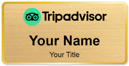 Custom name badges for TripAdvisor