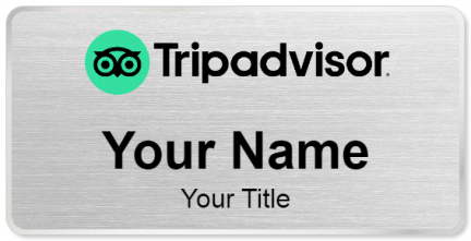 Custom name badges for TripAdvisor