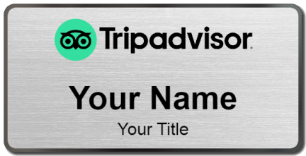 Custom name badges for TripAdvisor
