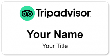 Custom name badges for TripAdvisor