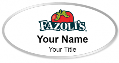 Custom name badges for Fazolis