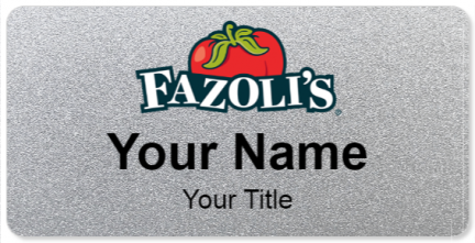 Custom name badges for Fazolis