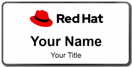 Custom name badges for Red Hat