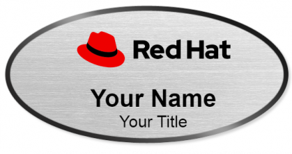 Custom name badges for Red Hat