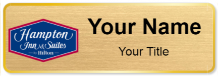 Custom name badges for Hampton Inn & Suites
