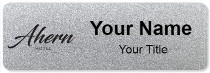 Custom name badges for Ahern Hotel and Convention Center