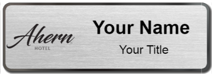 Custom name badges for Ahern Hotel and Convention Center