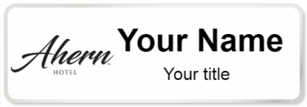 Custom name badges for Ahern Hotel and Convention Center