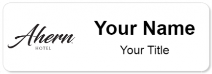 Custom name badges for Ahern Hotel and Convention Center