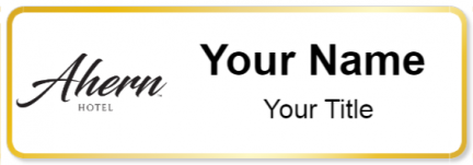 Custom name badges for Ahern Hotel and Convention Center