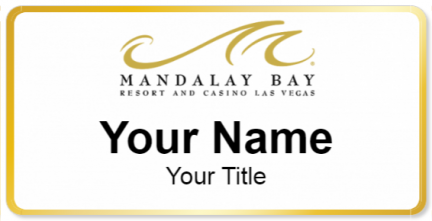 Custom name badges for Mandalay Bay Resort and Casino Las Vegas