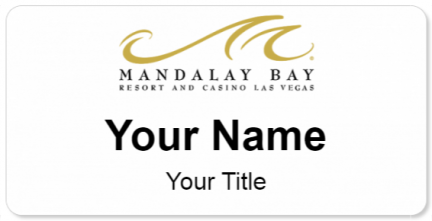 Custom name badges for Mandalay Bay Resort and Casino Las Vegas