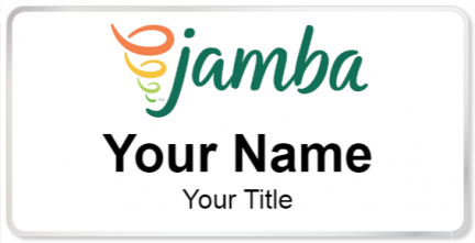 Custom name badges for Jamba Juice