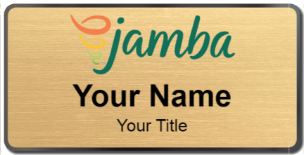 Custom name badges for Jamba Juice