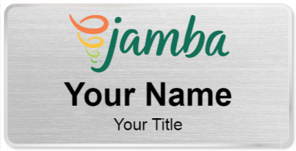 Custom name badges for Jamba Juice