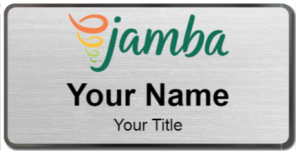 Custom name badges for Jamba Juice