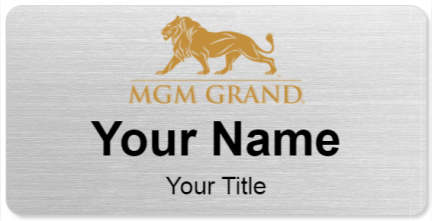 Custom name badges for MGM Grand