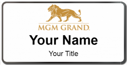 Custom name badges for MGM Grand