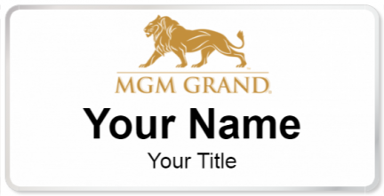 Custom name badges for MGM Grand
