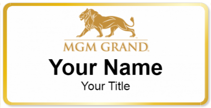 Custom name badges for MGM Grand